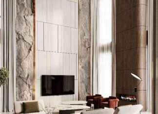 Télévision à côté de la cheminée dans le salon news-21092024-065949