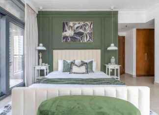 Appartement moderne à Dubai Creek Harbour avec des accents verts botaniques news-21092024-110355