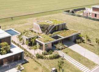 Maison Nirvana : une maison de trois étages s’élève du sol comme un jardin maison-nirvana-une-maison-de-trois-tages-slve-du-sol-comme-un-jardin