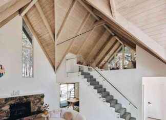 Une Cabane en A-Frame Rénovée Rend Hommage à Son Passé des Années 1970 une-cabane-en-a-frame-rnove-rend-hommage-son-pass-des-annes-1970
