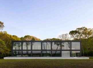Une maison à East Hampton inspirée par un pavillon en verre une-maison-east-hampton-inspire-par-un-pavillon-en-verre
