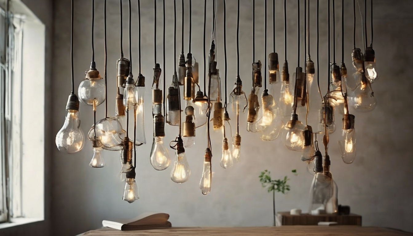 DIY déco : 20 idées faciles avec des matériaux récupérés pour embellir chez soi 3 5 astuces pour créer des luminaires uniques avec des objets recyclés