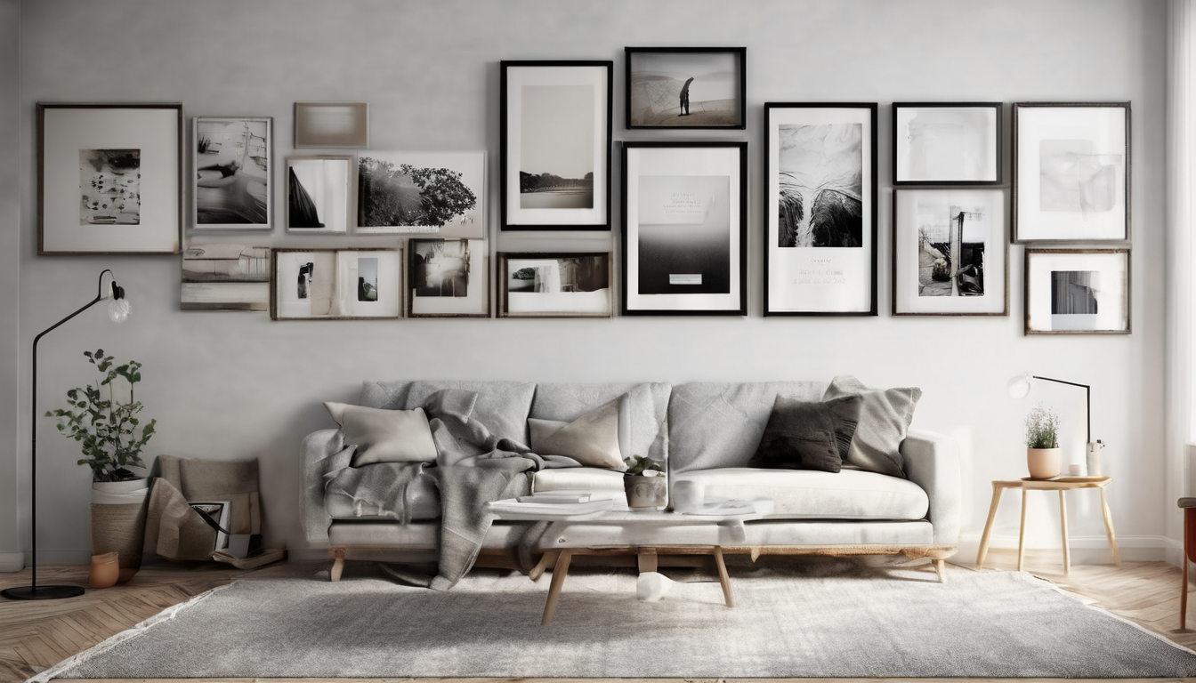 5 façons originales d’utiliser des cadres photo pour personnaliser votre intérieur