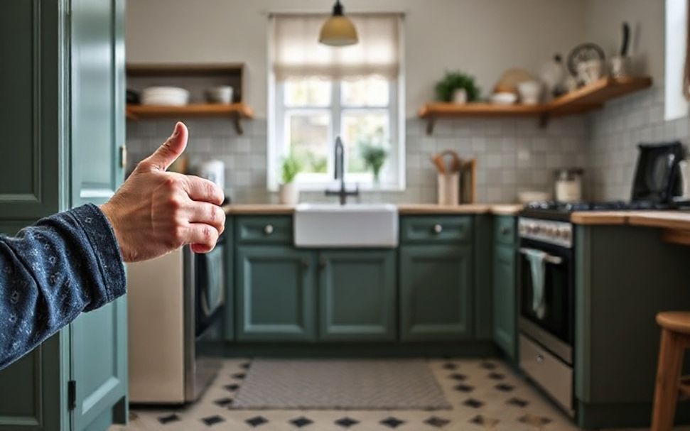 5 façons pratiques de repeindre vos meubles de cuisine pour une belle finition.