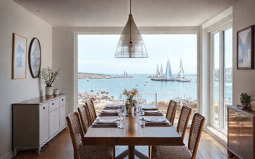 Apprenez à créer des décors de salle à manger inspirés par la baie de Saint-Malo