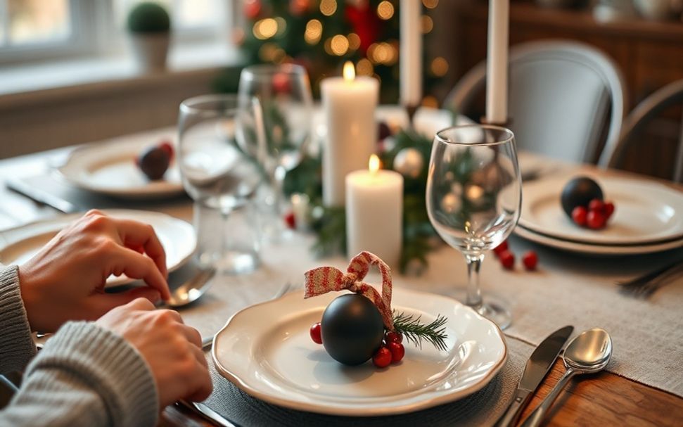 Comment décorer sa table pour les fêtes de fin d'année