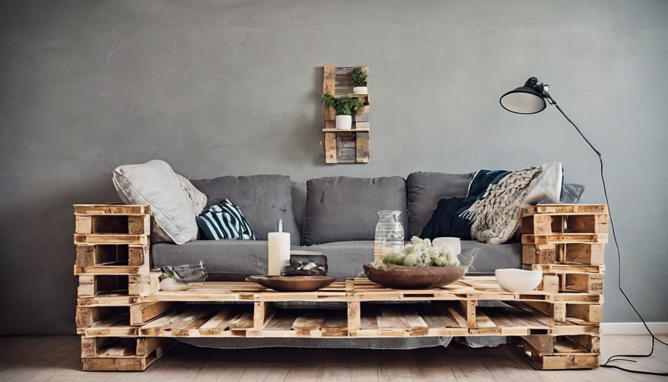 DIY déco : 20 idées faciles avec des matériaux récupérés pour embellir chez soi 1 Comment transformer des palettes en meubles tendance pour votre intérieur