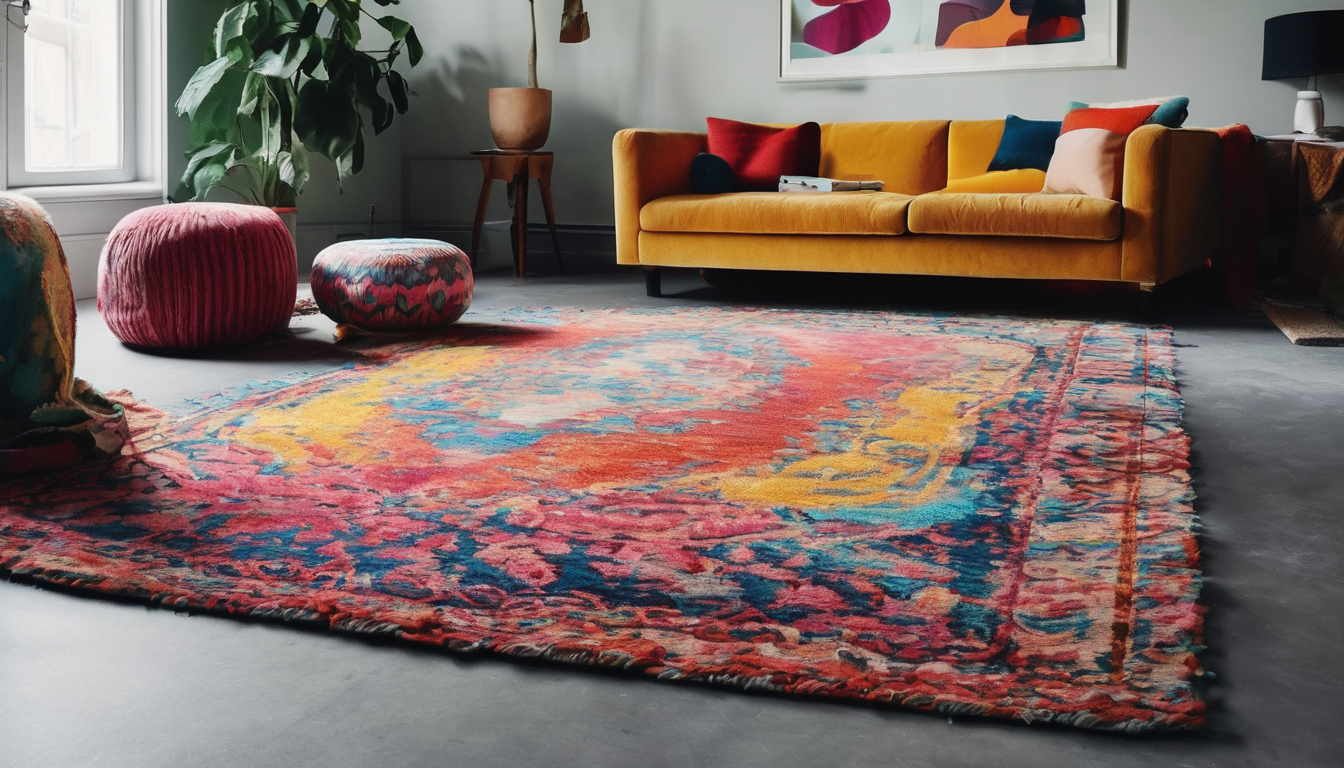 10 accessoires déco à moins de 20€ pour métamorphoser votre intérieur 4 La vérité sur l’impact des tapis colorés dans la transformation d’un intérieur économique