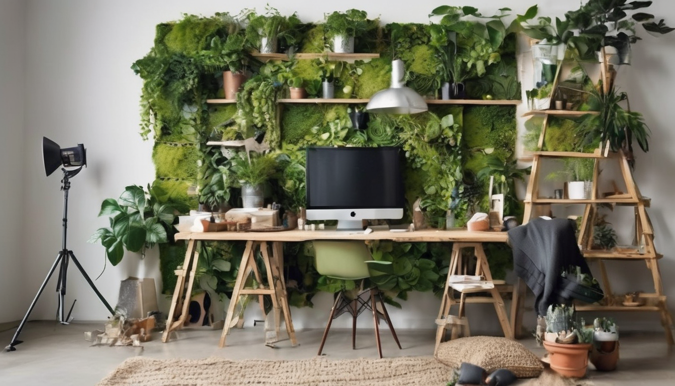 DIY déco : 20 idées faciles avec des matériaux récupérés pour embellir chez soi 5 Les secrets pour assembler un mur végétal DIY avec des matériaux récupérés