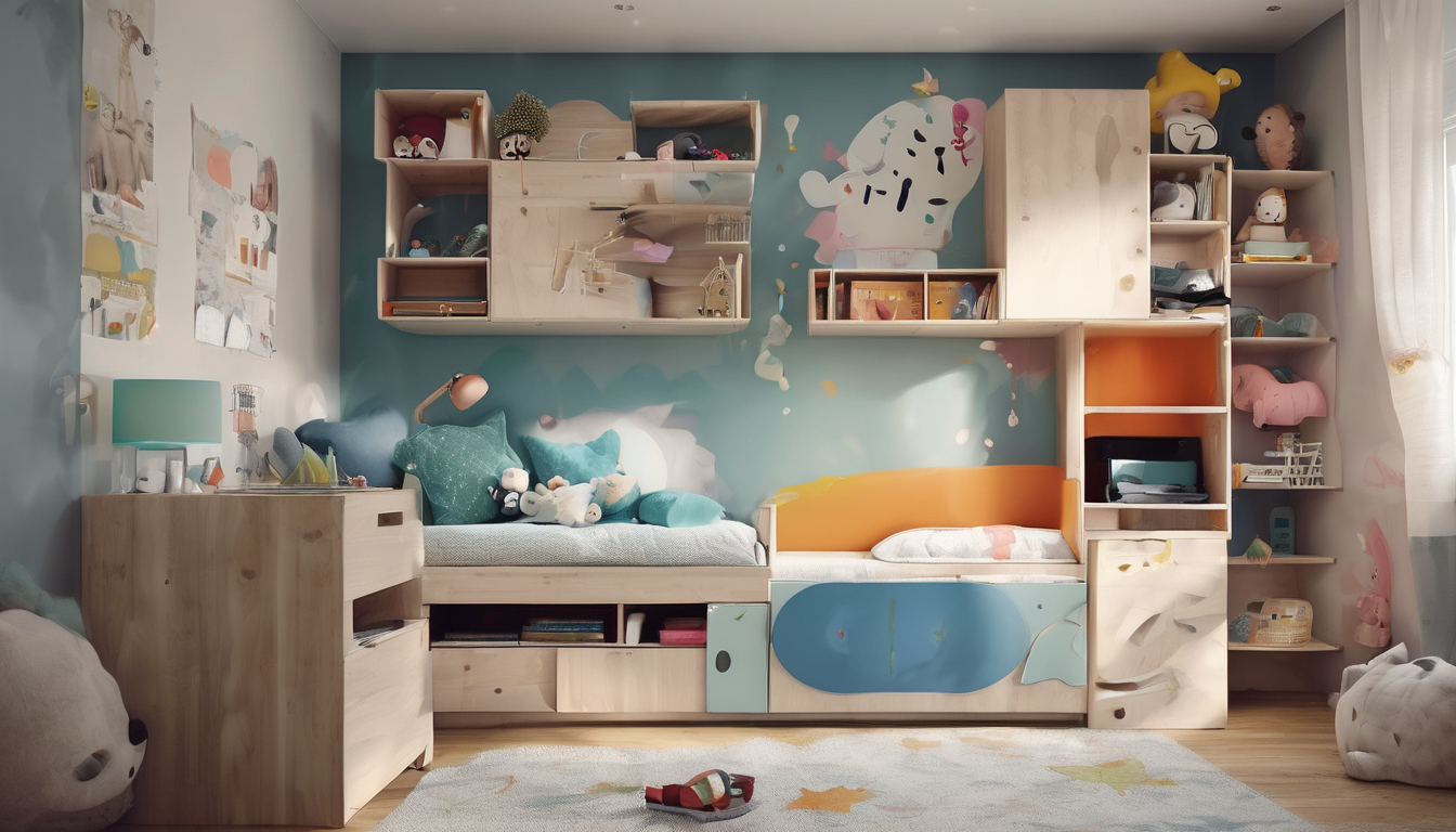 Décorer une chambre d’enfant économique : astuces simples et efficaces 2 Pourquoi choisir des meubles multifonctions pour économiser dans la déco enfantine