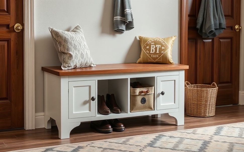 Créez un banc de rangement pratique pour votre entrée. 2 Pourquoi choisir un banc de rangement personnalisé pour votre entrée ?