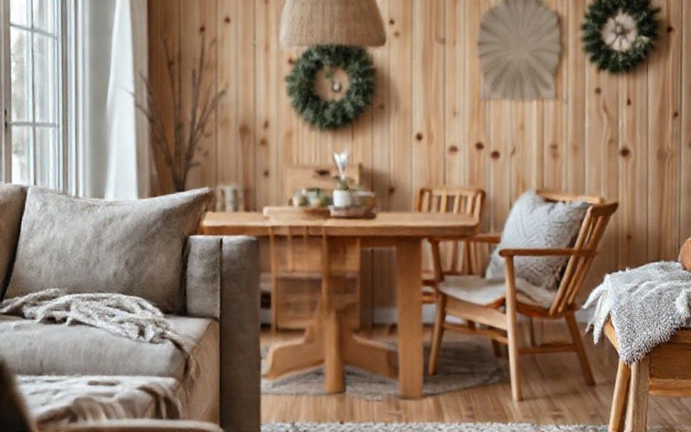 Pourquoi les meubles en bois sont essentiels dans la décoration scandinave d'hiver