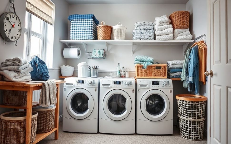 Pourquoi une buanderie bien organisée peut vous faire gagner du temps
