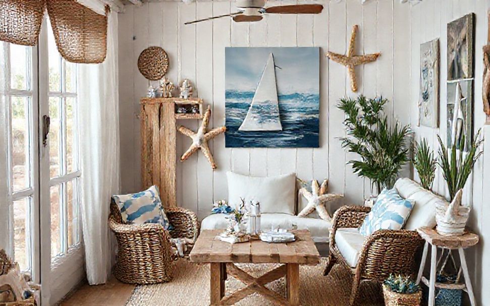Rajoutez de la décoration maritime à votre intérieur avec des accessoires de plage