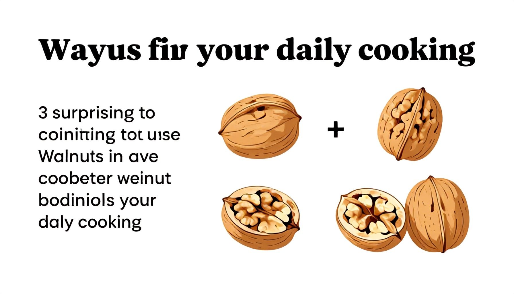 3 façons surprenantes d'utiliser la noyer dans votre cuisine quotidienne