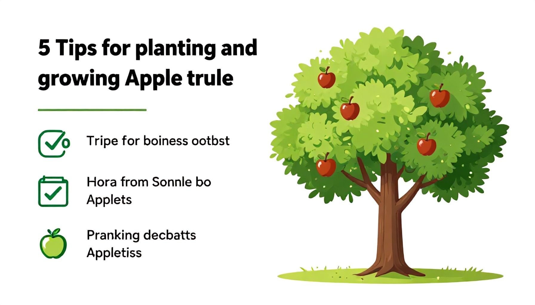 5 astuces pour planter et cultiver un pommier en pleine santé