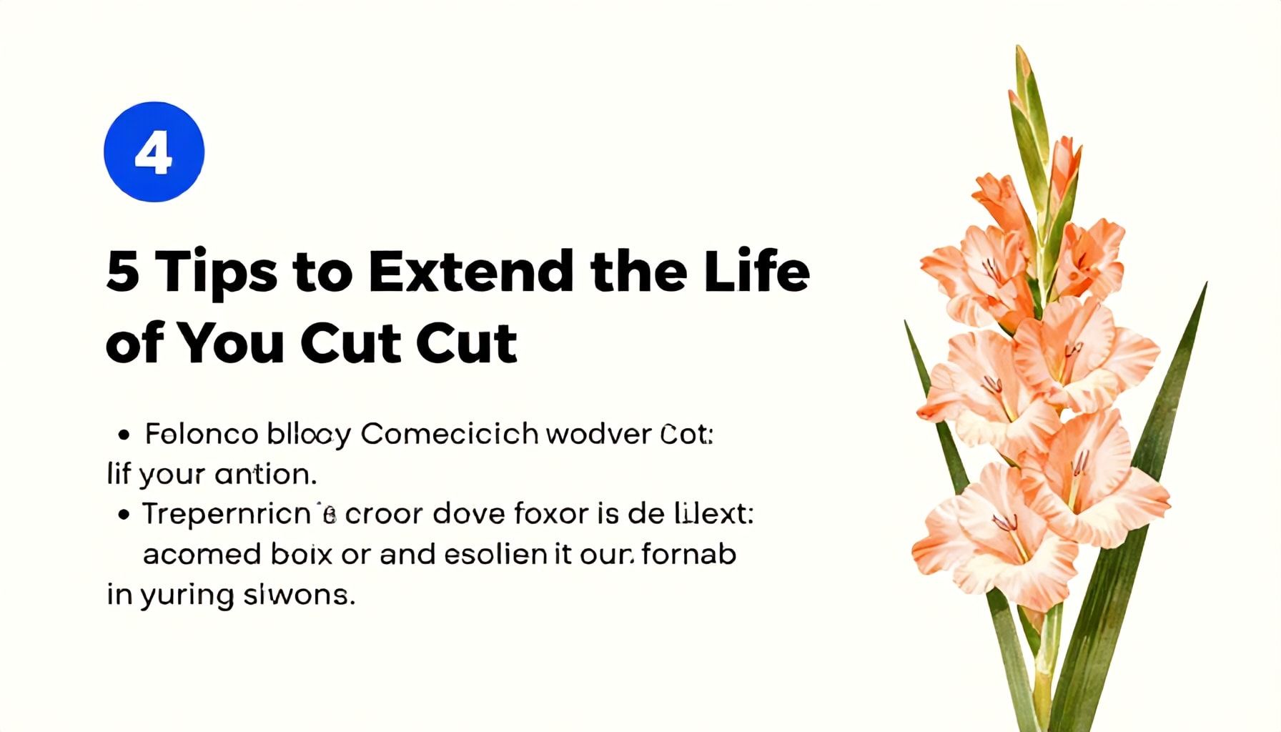 Le glaïeul : élégance et résistance pour votre jardin 3 5 Astuces pour prolonger la vie de vos glaïeuls coupés