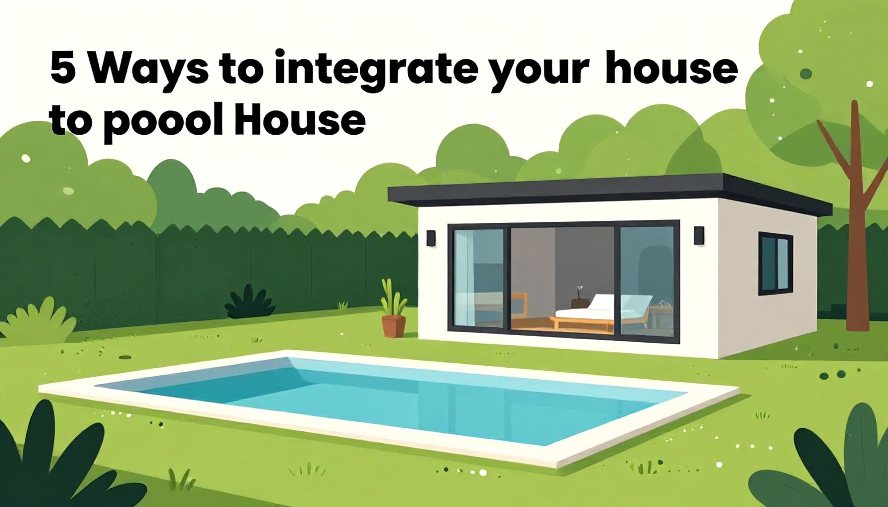 Transformez votre jardin avec une maison de piscine 3 5 façons d'intégrer votre pool house à votre paysage existant