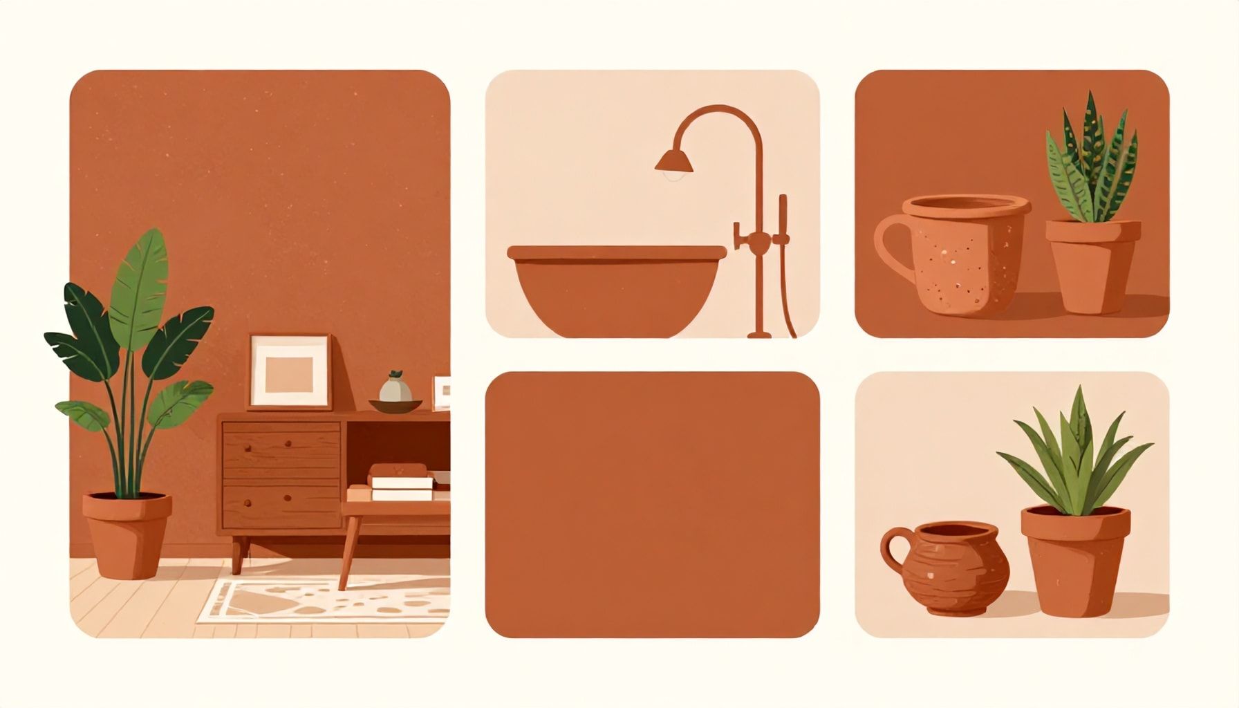 Découvrez la chaleur et l'élégance de la couleur terracotta 3 5 façons d'utiliser la couleur terracotta pour créer une atmosphère chaleureuse