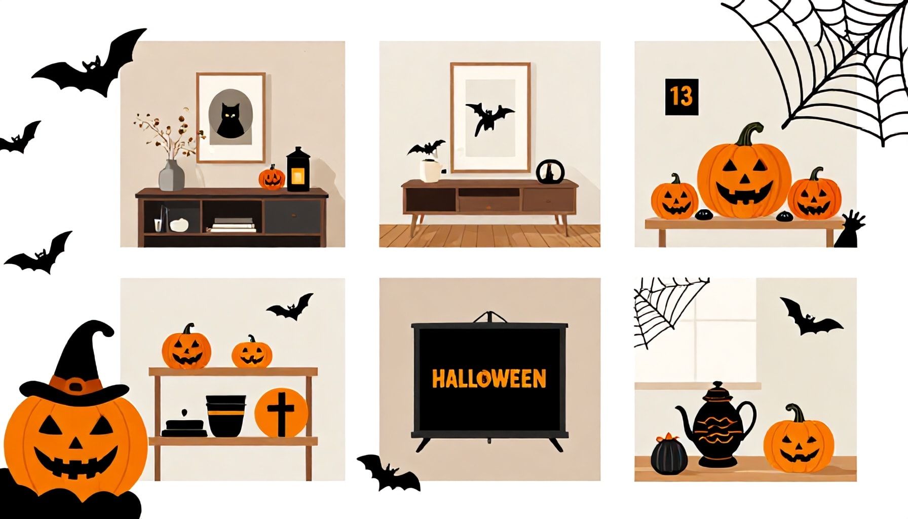 Décorez pour une Halloween effrayante et élégante 3 5 façons originales de transformer votre maison pour halloween