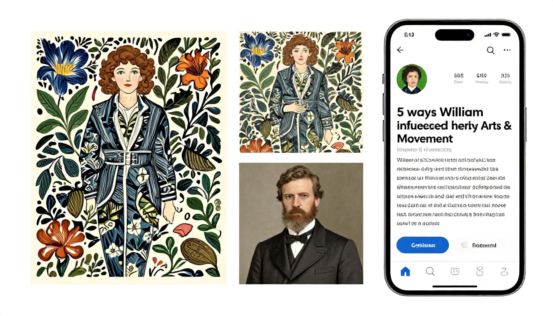 William Morris : L'héritage d'un visionnaire 3 5 manières dont William Morris a influencé le mouvement Arts & Crafts