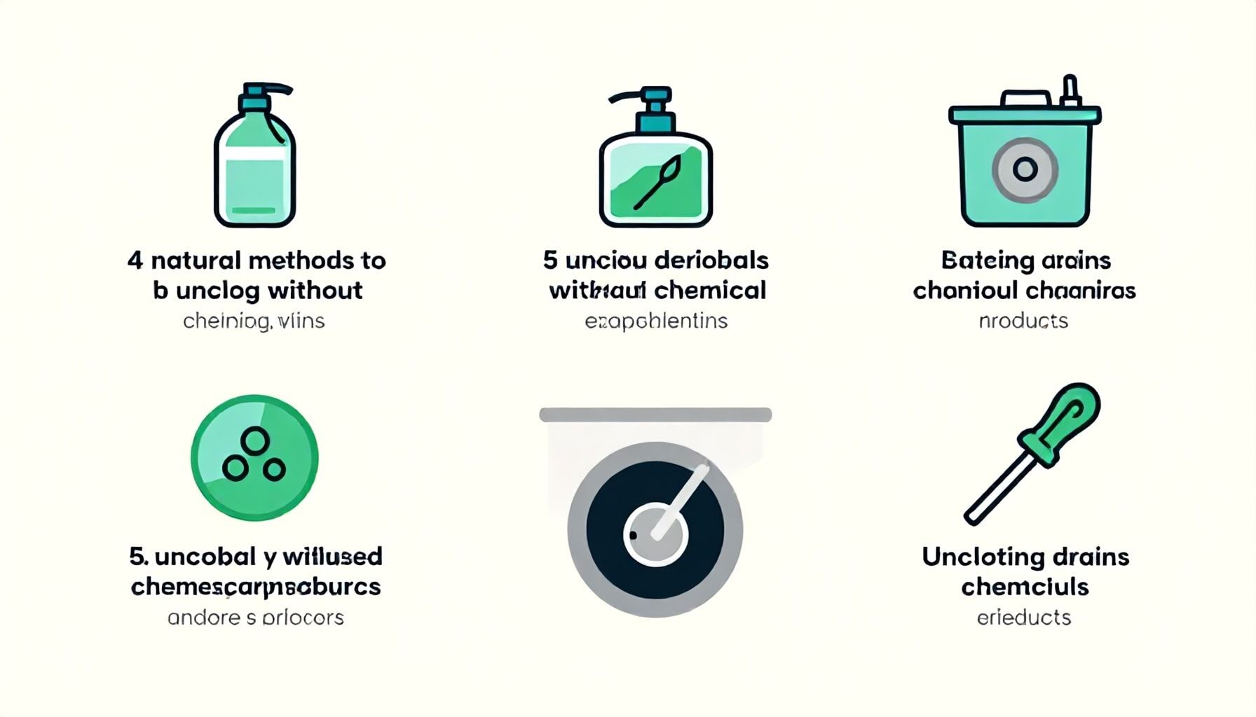 5 méthodes naturelles pour déboucher canalisation sans produits chimiques