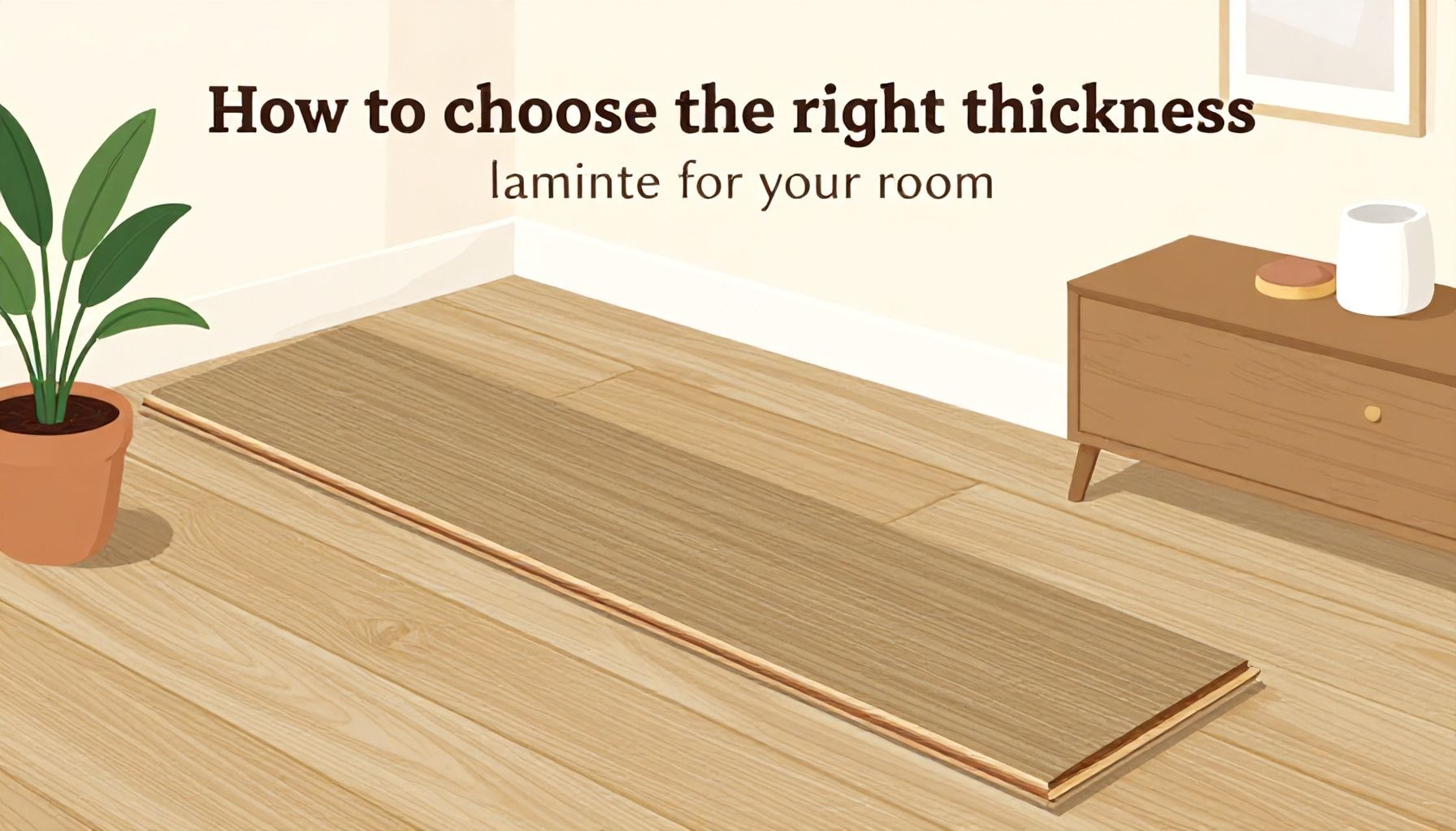 Comment choisir la bonne épaisseur de sol stratifié pour votre pièce