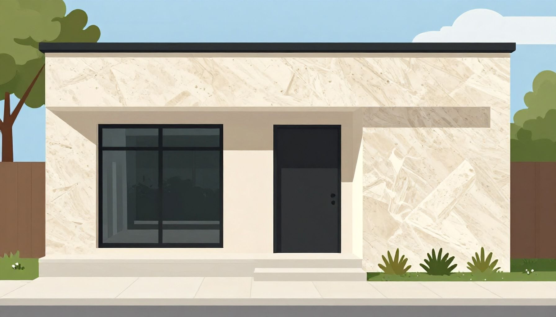 Comment choisir la bonne teinte de travertin extérieur pour votre façade