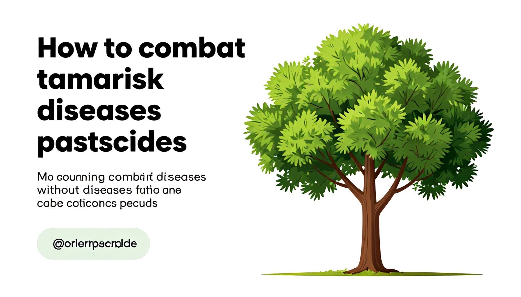 Comment faire face aux maladies du Tamaris sans pesticides