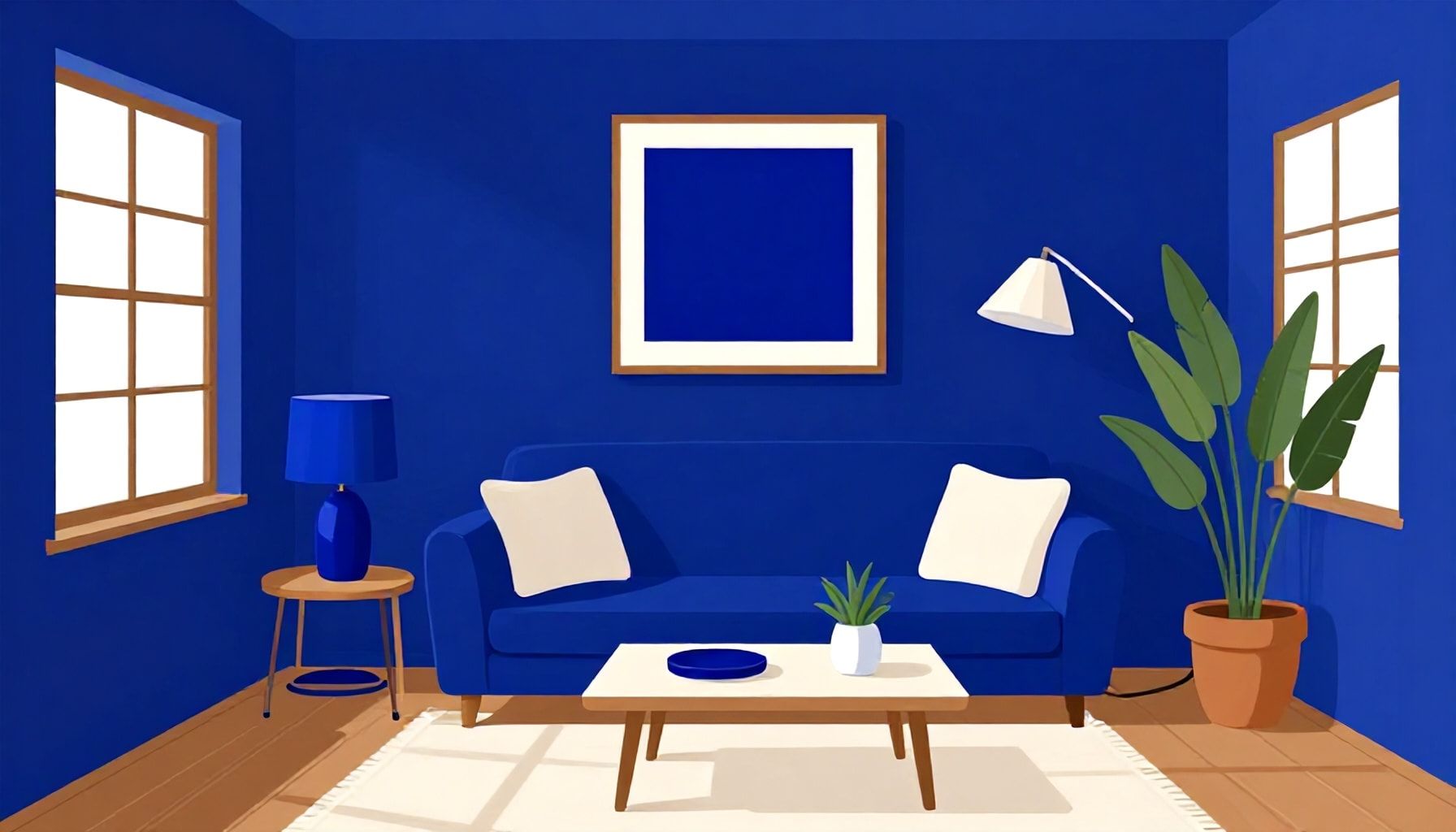 Comment le bleu Majorelle peut transformer votre espace de vie