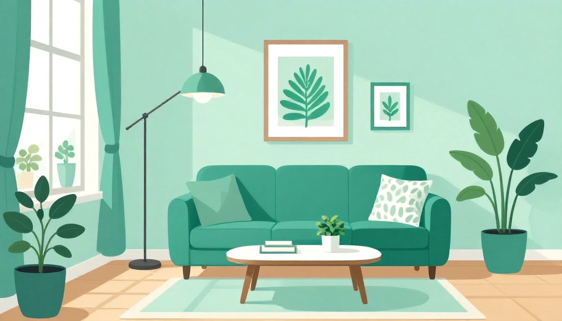 Découvrez la magie du vert d'eau pour votre intérieur 1 Comment le vert d'eau peut transformer votre espace de vie