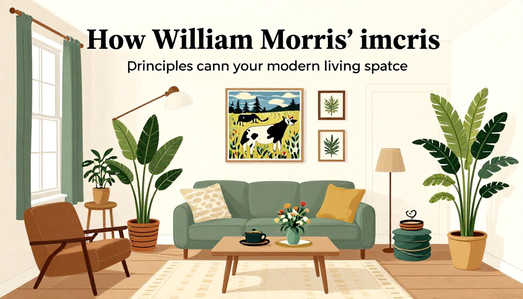 William Morris : L'héritage d'un visionnaire 5 Comment les principes de William Morris peuvent inspirer votre espace de vie moderne