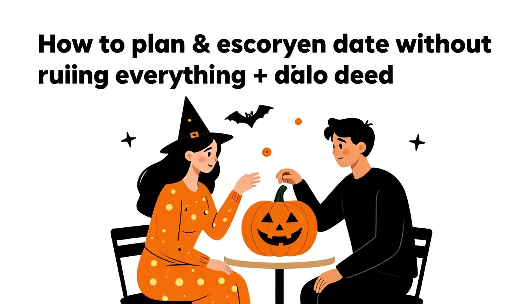 Un rendez-vous effrayant pour Halloween 1 Comment organiser un rendez-vous effrayant pour Halloween sans tout gâcher