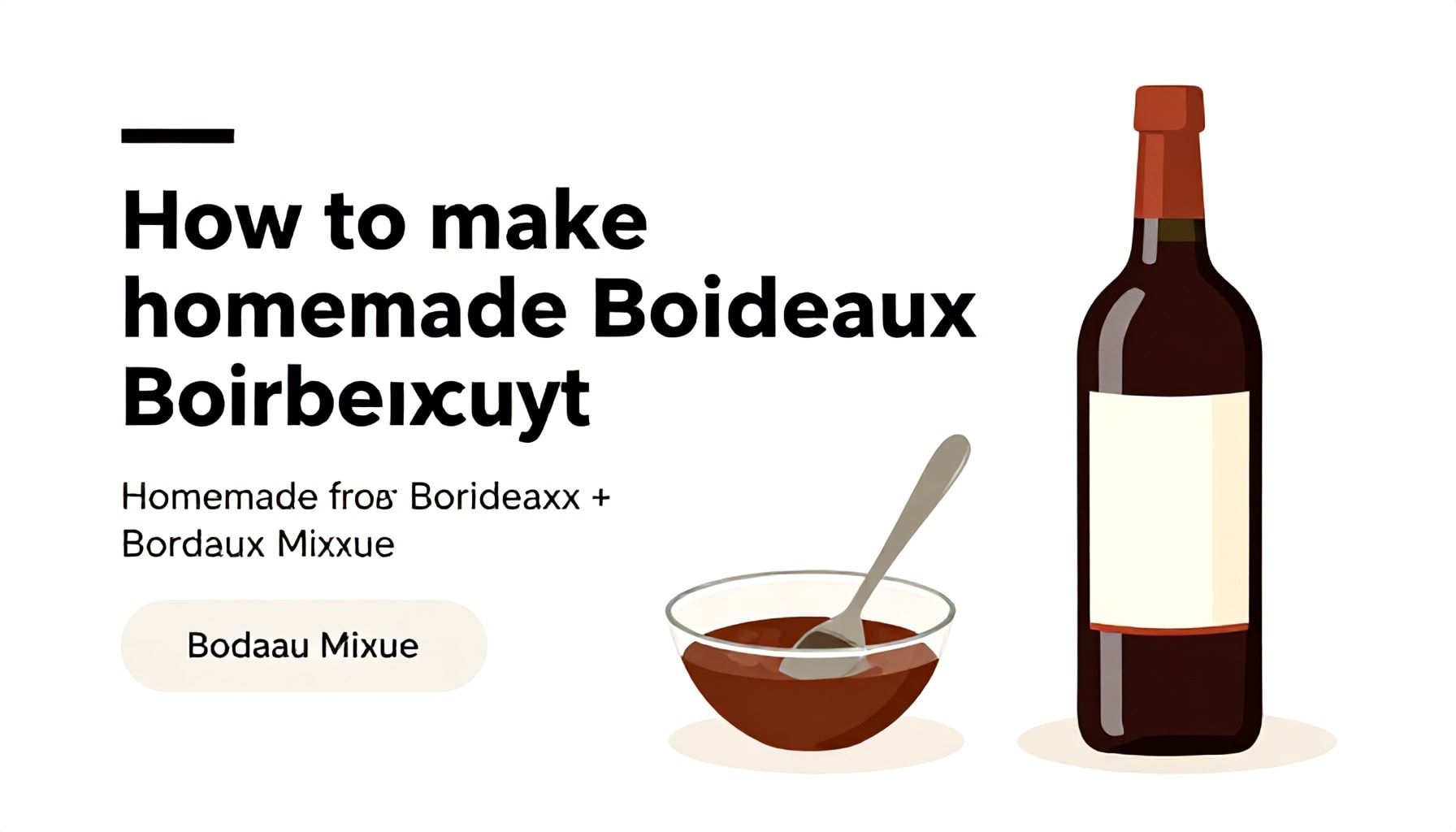 Comment préparer la bouillie bordelaise maison