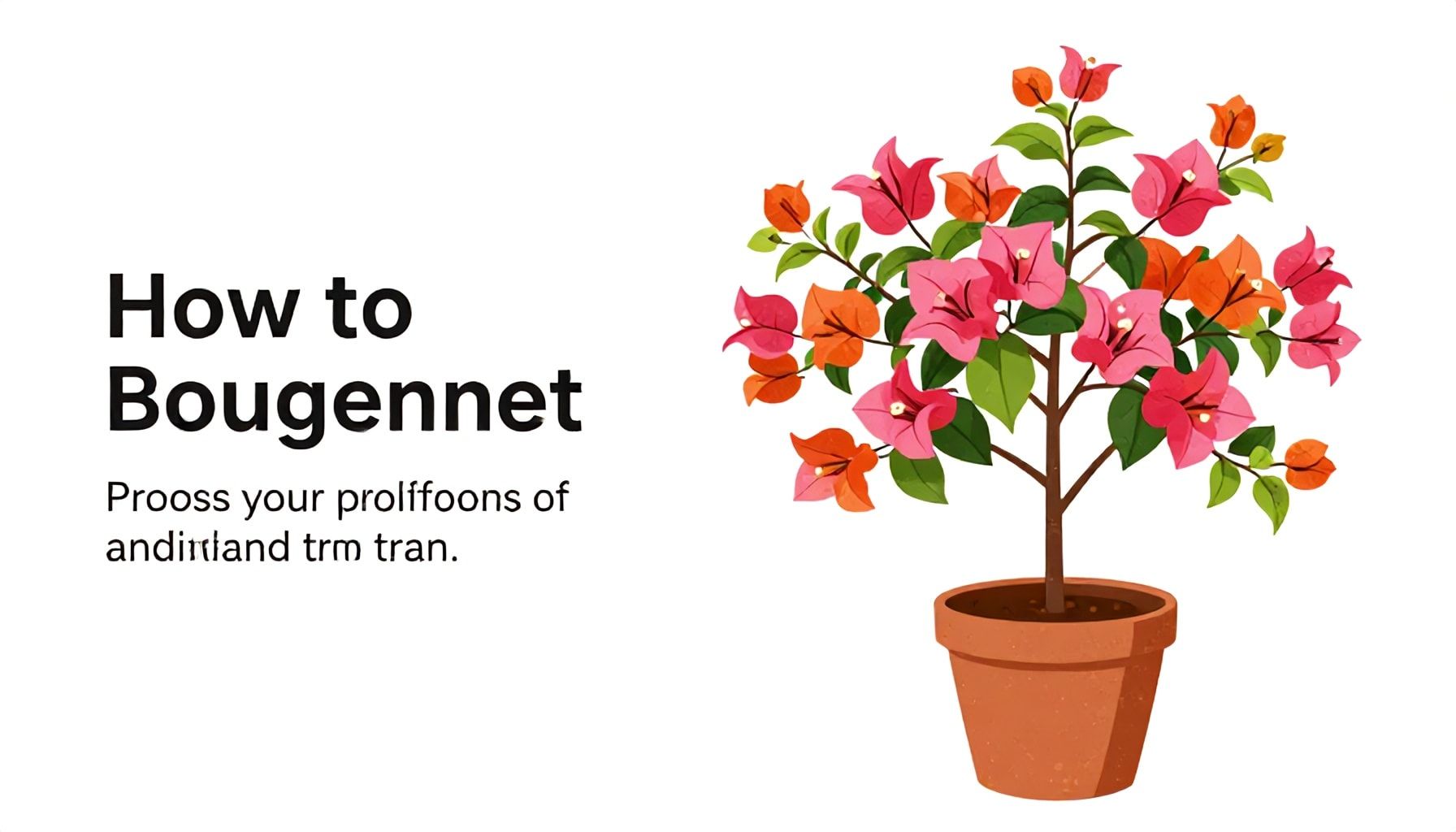 Cultivez des bougainvilliers en pot avec succès 3 Comment tailler votre bougainvillier en pot pour une floraison abondante