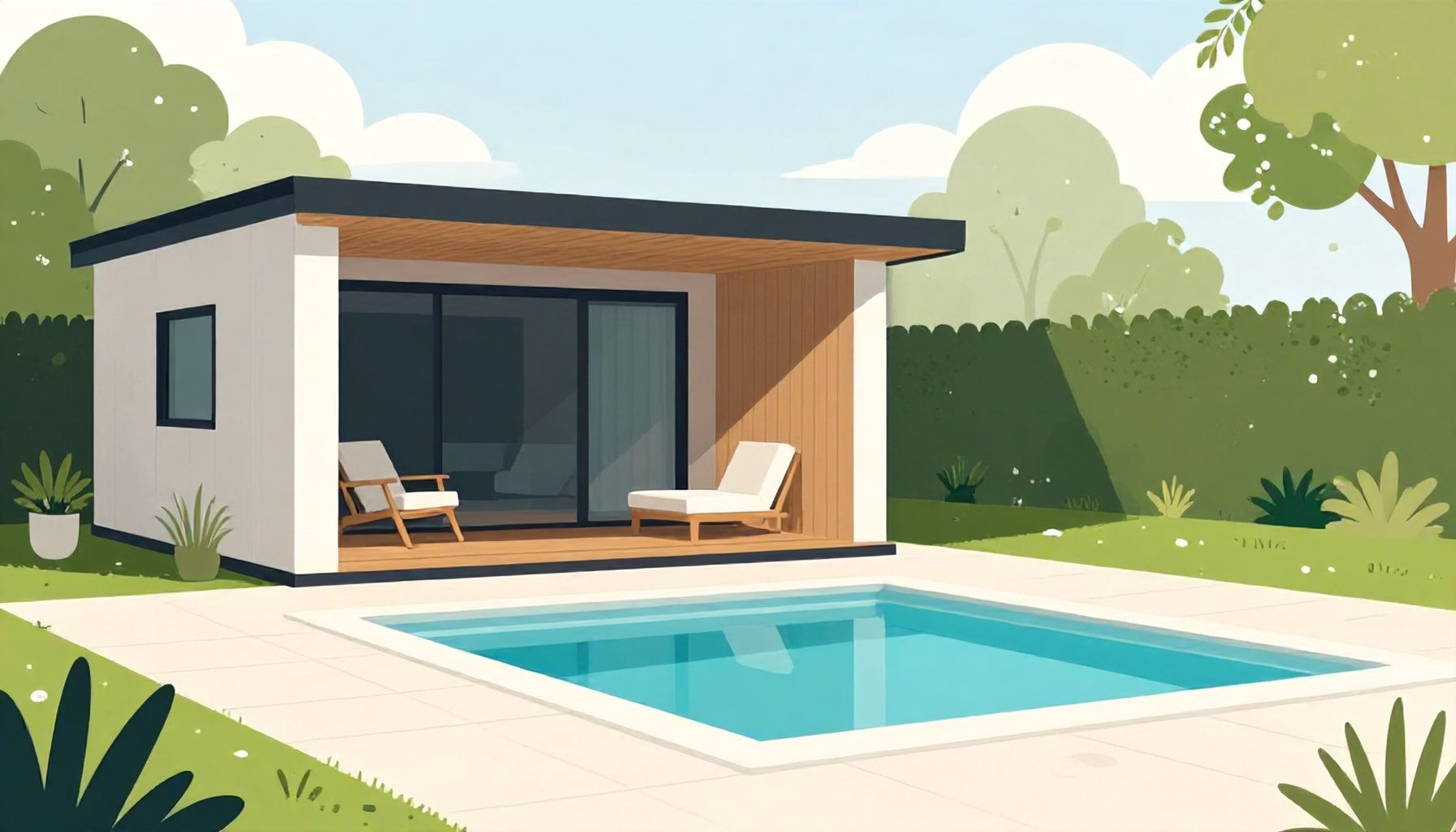 Transformez votre jardin avec une maison de piscine 4 La vérité sur l'entretien d'une maison de piscine