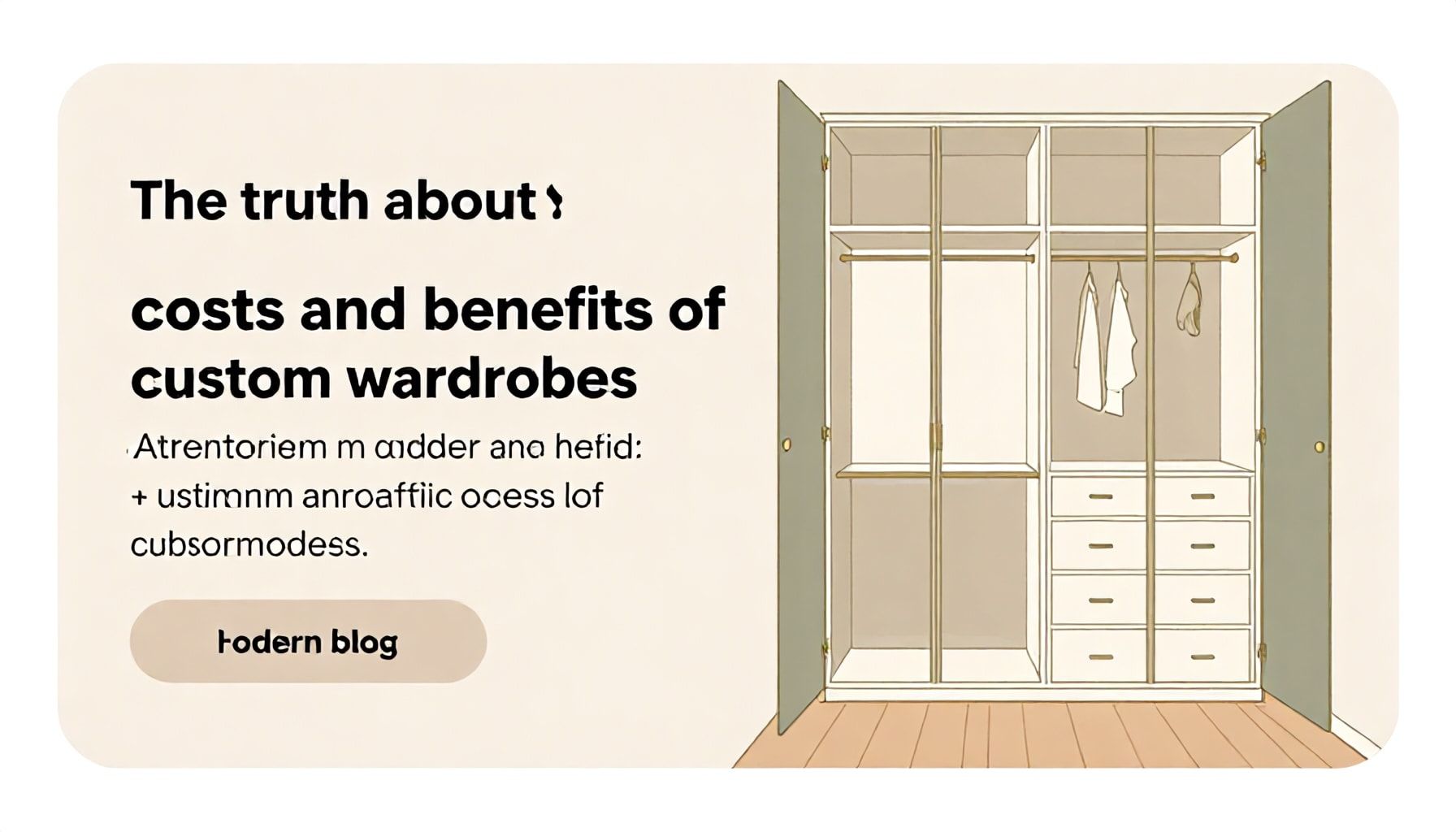 Le sur-mesure : l'élégance à votre taille 5 La vérité sur les coûts et les bénéfices du dressing sur mesure