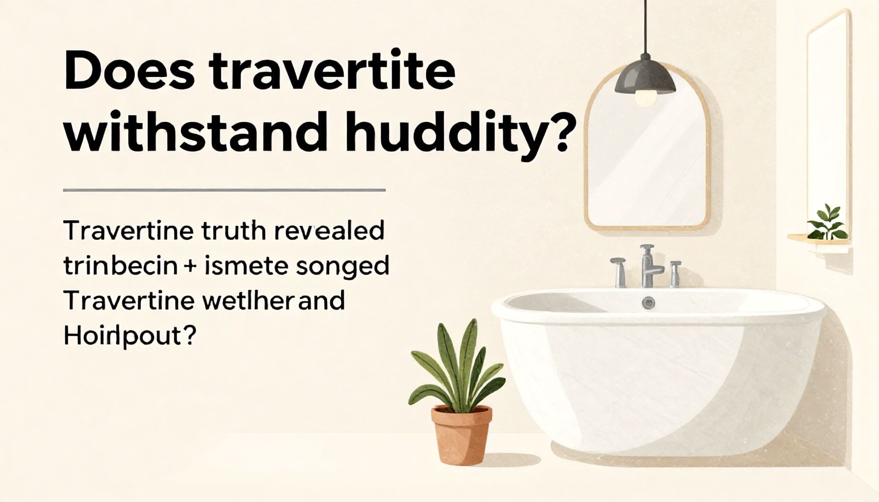 Le travertin résiste-t-il à l'humidité ? La vérité révélée