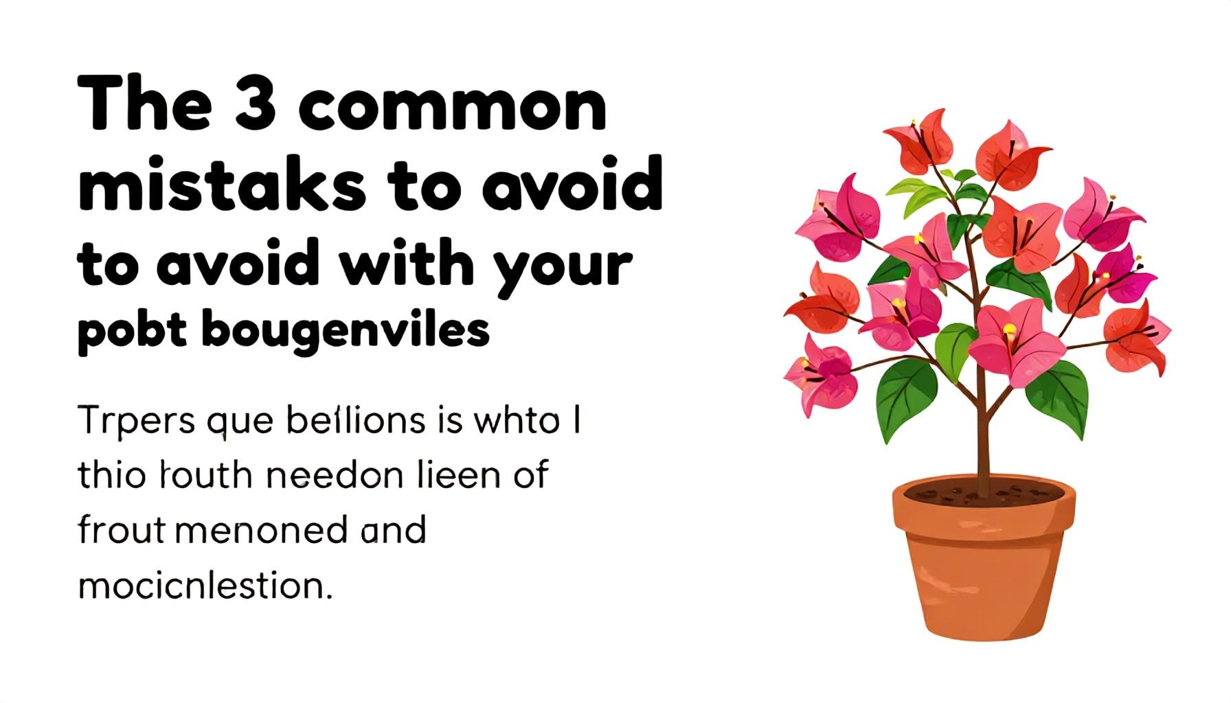 Cultivez des bougainvilliers en pot avec succès 4 Les 3 erreurs courantes à éviter avec votre bougainvillier en pot