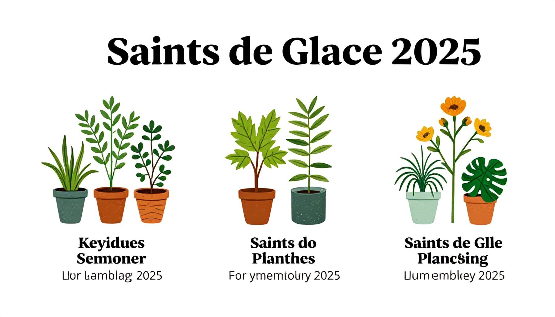 Les Saints de Glace 2025 : Protégez vos plantes des gelées tardives 1 Les dates clés des Saints de Glace 2025 à retenir pour vos plantations