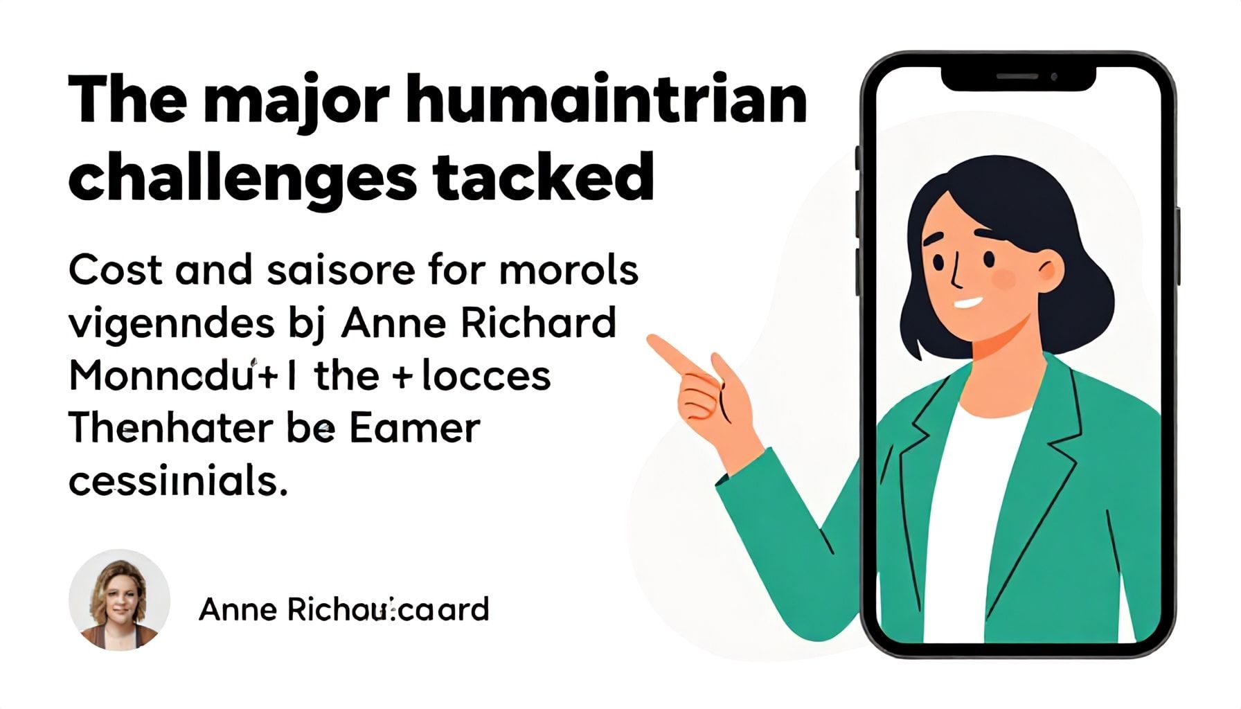 Les défis humanitaires majeurs relevés par Anne Richard
