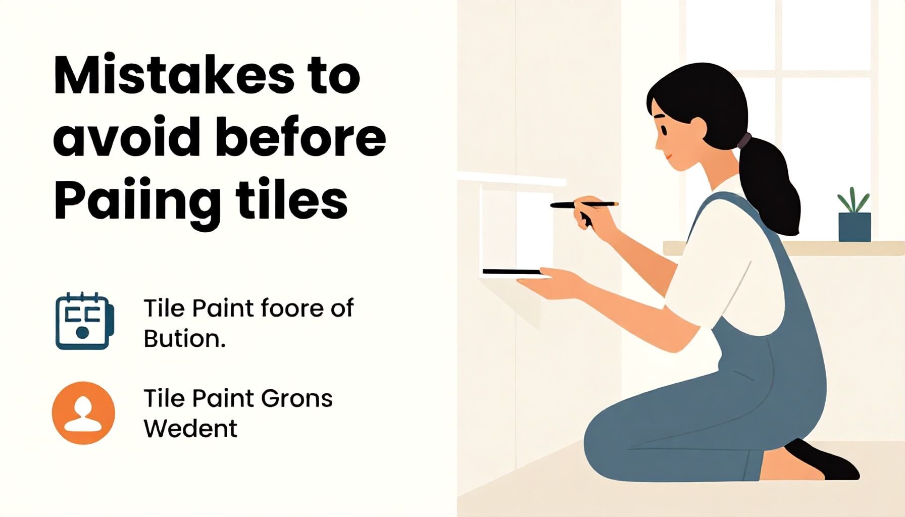 Peindre son carrelage : astuces et conseils 2 Les erreurs à éviter avant de peindre son carrelage