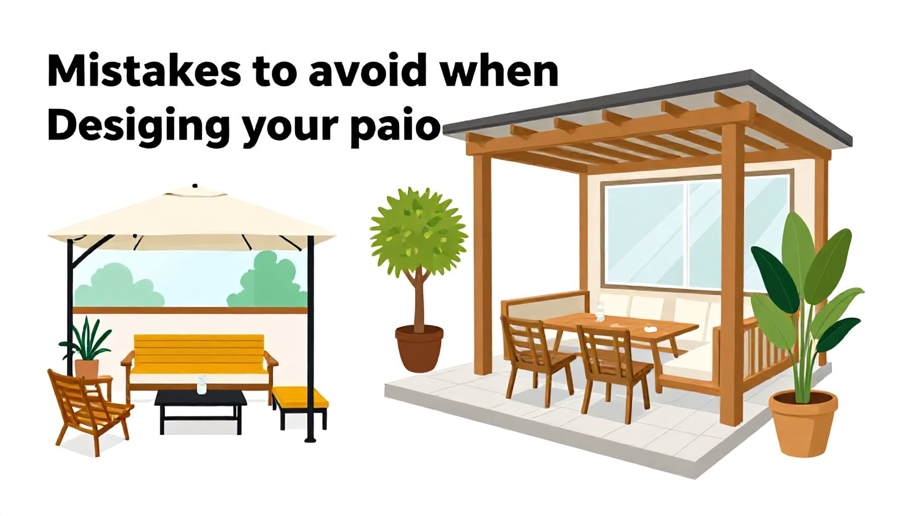 Créez un patio accueillant et fonctionnel 2 Les erreurs à éviter lors de l'aménagement de votre patio