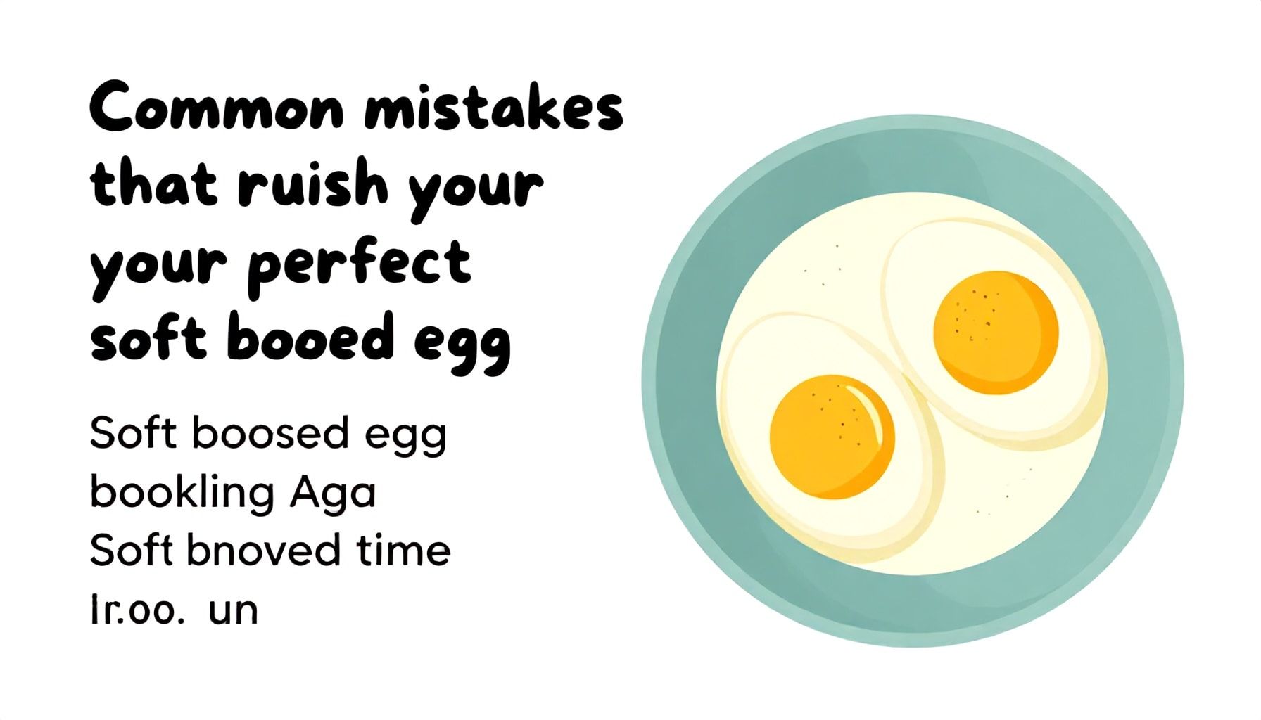 Les erreurs courantes qui ruinent votre oeuf à la coque parfait