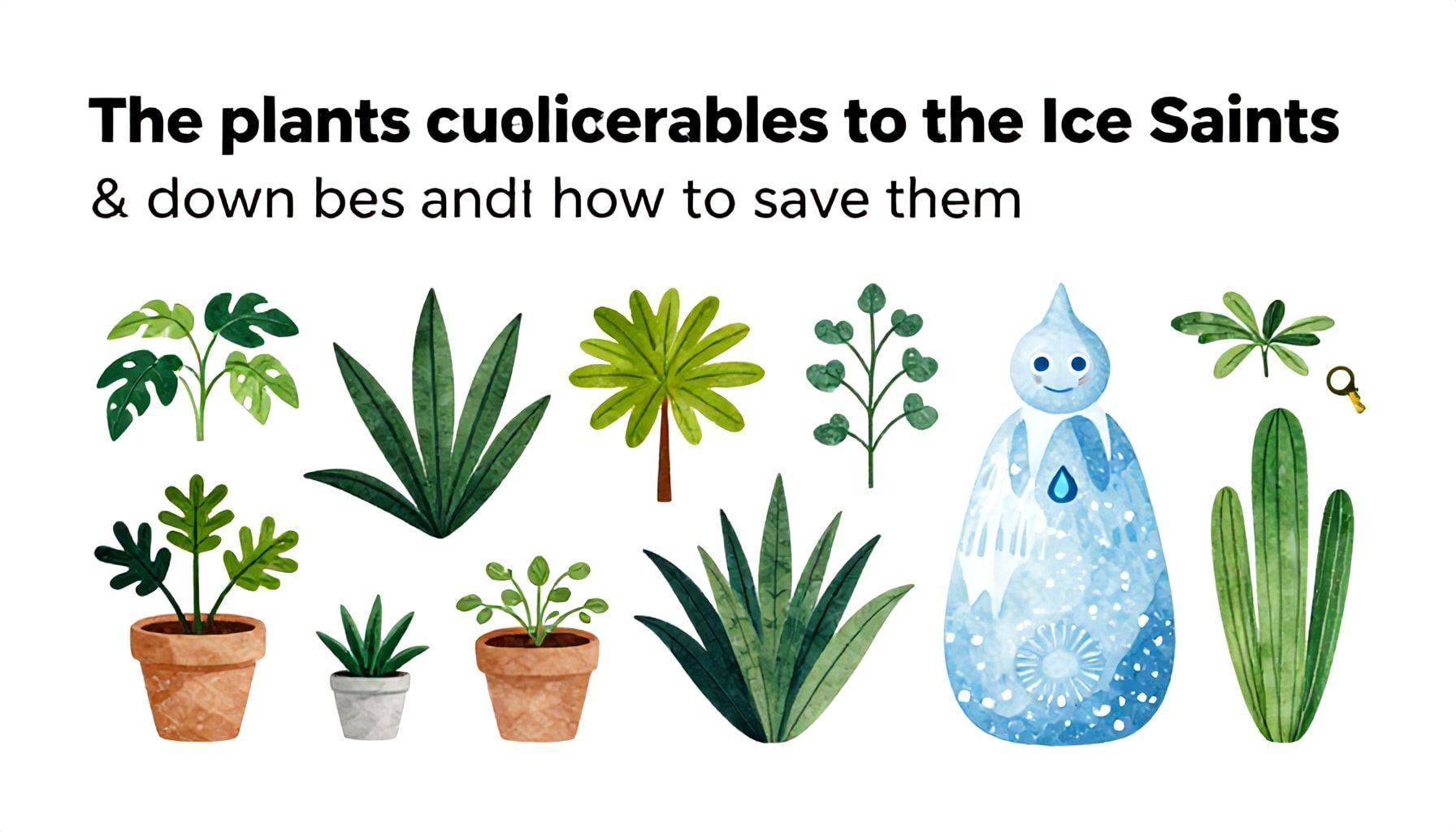 Les Saints de Glace 2025 : Protégez vos plantes des gelées tardives 3 Les plantes les plus vulnérables aux Saints de Glace et comment les sauver