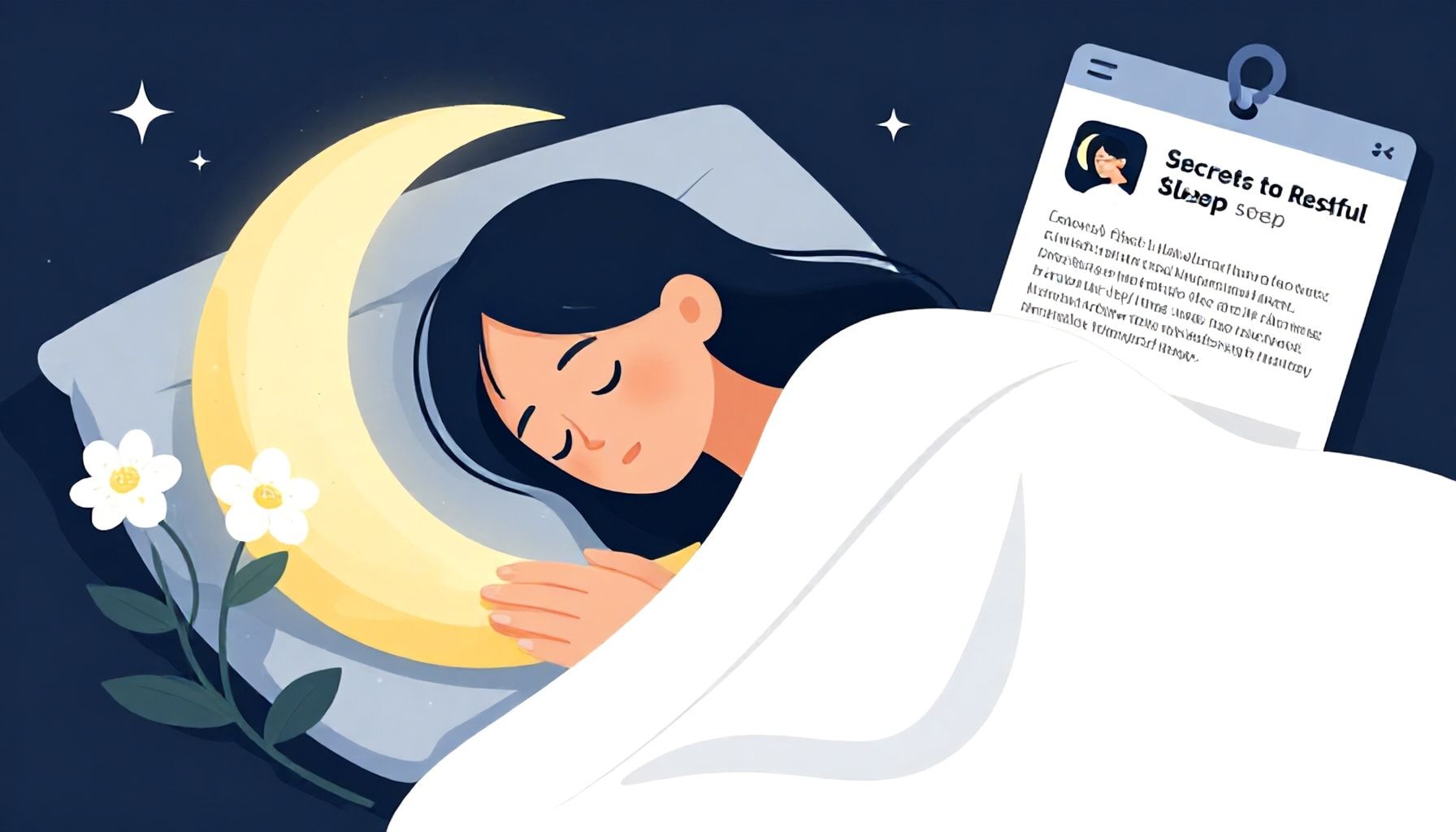 Les secrets de la fleur de lune pour un sommeil réparateur