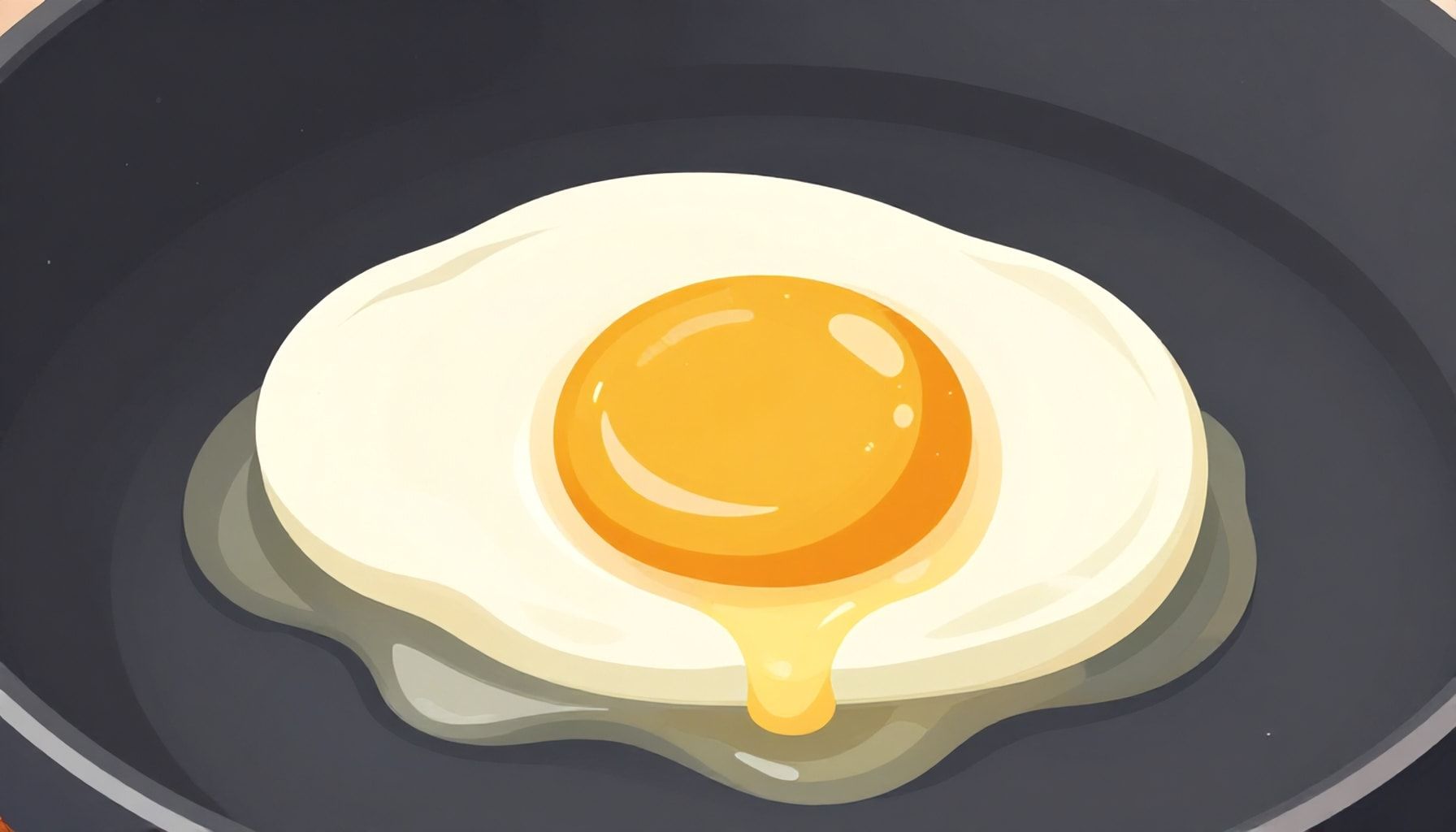 Les secrets d'un blanc ferme et d'un jaune coulant