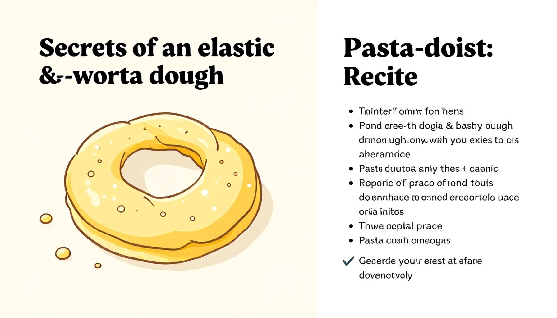 Les secrets d'une pâte à pâtes élastique et facile à travailler