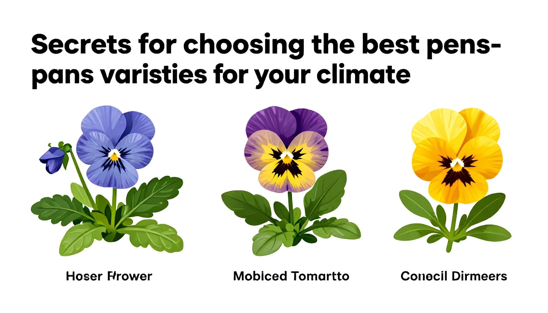 Les secrets pour choisir les meilleures variétés de pensée fleur pour votre climat