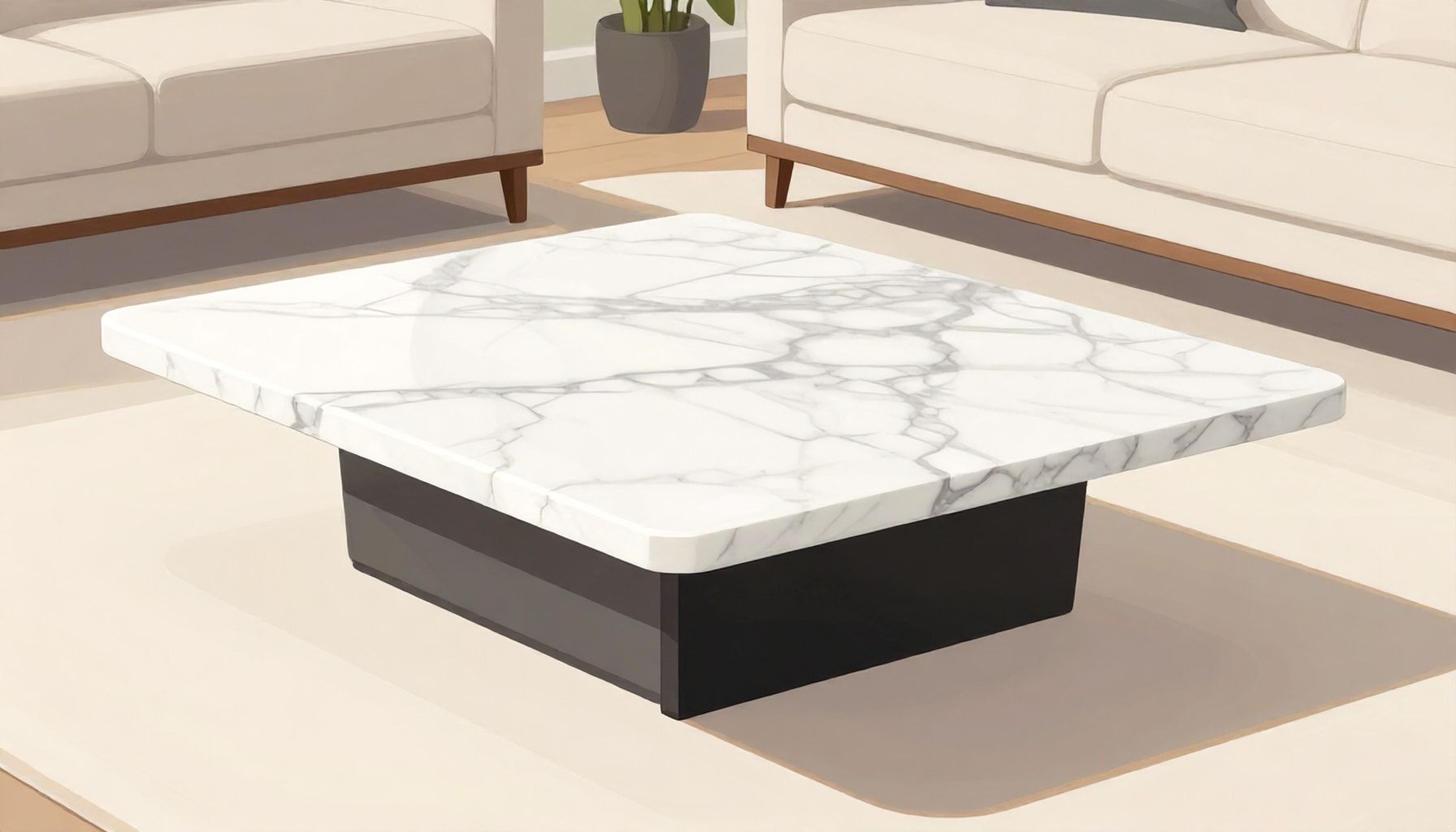 Où trouver les meilleures pièces de table basse en marbre à des prix abordables